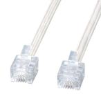  телефон кабель экология тонкий белый 3m TEL-E4-3N2 Sanwa Supply 