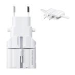  за границей источник питания изменение адаптер все мир 9 вид штекер соответствует путешествие перевозка белый TR-AD4W Sanwa Supply 