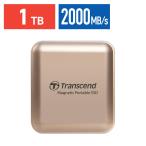 ショッピングiPhone4 ポータブルSSD 1TB 最大2000MB/s iPhone/MagSafe対応 4K ProRes撮影 USB 20Gbps 外付けSSD コンパクト ゴールド TS1TESD420G