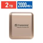 ショッピングiPhone4 ポータブルSSD 2TB 最大2000MB/s iPhone/MagSafe対応 4K ProRes撮影 USB 20Gbps 外付けSSD コンパクト ゴールド TS2TESD420G
