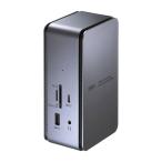ドッキングステーション USBハブ 縦置き HDMI 2画面出力対応 4K/60Hz対応 USB-C接続 PD100W 有線LAN対応 放熱設計 USB-CVDK12 サンワサプライ