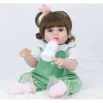リボーンドール リアル 赤ちゃん人形 トドラードール ベビードール 45cm アクセサリ付 高級 かわいい 洋服セット 女の子 ba009