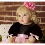 リボーンドール リアル 赤ちゃん人形 トドラードール ベビードール 55cm 高級 かわいい 金髪 女の子 プリンセス ロング?