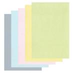 カラー画仙紙はがき いろどり　５色アソート