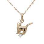 ネックレスレディース18金ムーンス...