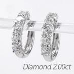 ダイヤモンド ピアス フープ ゴールド 18k 中折れ エタニティ 18金 k18 誕生日 プレゼント 母の日