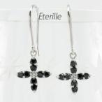 ブラックダイヤモンド ピアス ゴールド 18k フラワー 花 フ18金 k18 誕生日 プレゼント 母の日