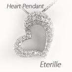 ハート ネックレス ダイヤモンド ゴールド 18k ペンダント オープンハート パヴェ 18金 誕生日 プレゼント 母の日 爆買