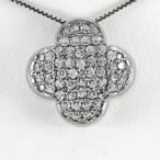 ダイヤモンド ネックレス レディース ペンダント ゴールド フラワー 花 パヴェ ゴージャス 10金 K10 誕生日 プレゼント 母の日 爆買