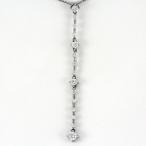 ダイヤモンド ネックレス レディース ペンダント ゴールド 揺れる ブラ スイング ロング 10金 K10 誕生日 プレゼント 母の日 爆買