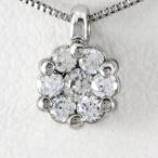 ダイヤモンド ネックレス レディース ペンダント ゴールド フラワー 花セッティング 10金 K10 誕生日 プレゼント 母の日 爆買