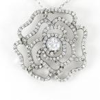 ダイヤモンド ネックレス レディース ペンダント ゴールド 薔薇 バラ フラワー 花 ゴージャス 10金 K10 誕生日 プレゼント 母の日 爆買