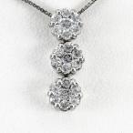 ダイヤモンド ネックレス レディース ゴールド 10k ペンダント フラワー モチーフ 揺れる ブラ 10金 誕生日 プレゼント 母の日 爆買