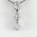 ネックレス ダイヤモンド ゴールド 10k ペンダント トリロジー 揺れる ブラ 10金 誕生日 プレゼント 母の日 爆買