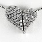 ダイヤモンド ネックレス レディース ペンダント ゴールド ハート ドロップ パヴェ 10金 K10 誕生日 プレゼント 母の日 爆買