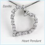 ダイヤモンド ネックレス レディース ペンダント ゴールド ハート オープンハート マーキス 18金 k18 誕生日 プレゼント 母の日