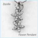 ネックレス ダイヤモンド ゴールド 18k ペンダント フラワー 18金 k18 誕生日 プレゼント 母の日