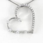 ハート ネックレス ダイヤモンド ゴールド 10k ペンダント ダイヤ オープンハート 10金 誕生日 プレゼント 母の日 爆買