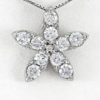 ネックレス ダイヤモンド ゴールド 10k ペンダント フラワー モチーフ マーキス 10金 誕生日 プレゼント 母の日 爆買