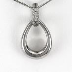 ダイヤモンド ネックレス レディース ゴールド 10k ペンダント ドロップ つゆ しずく 10金 0.10ct 誕生日 プレゼント 母の日 爆買