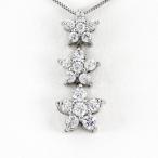 ダイヤモンド ネックレス レディース ゴールド 10k ペンダント フラワー モチーフ 揺れる ブラ 10金 誕生日 プレゼント 母の日 爆買
