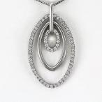 ダイヤモンド ネックレス レディース ゴールド 10k ペンダント オーバル 揺れる ブラ 10金 誕生日 プレゼント 母の日 爆買