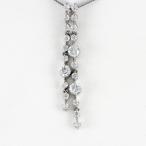 ダイヤモンド ネックレス レディース ゴールド 10k ペンダント ロング ストレート 揺れる ブラ 10金 誕生日 プレゼント 母の日 爆買