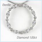 ダイヤモンド ネックレス レディース プラチナ 900 ペンダント アンティーク サークル ラウンド マーキス 誕生日 プレゼント 母の日