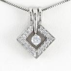ダイヤモンド ネックレス レディース ゴールド 10k ペンダント 一粒 スクエア 3ウェイ 3way 10金 誕生日 プレゼント 母の日 爆買