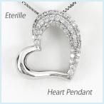 ネックレス レディース ハートダイヤモンド プラチナ 900 ペンダント オープンハート パヴェ 誕生日 プレゼント 母の日 爆買