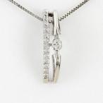 ダイヤモンド ネックレス レディース ゴールド 10k ペンダント エタニティ 一粒 2連 10金 K10 誕生日 プレゼント 母の日 爆買