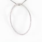 ネックレス レディース ダイヤモンド ゴールド 10k ペンダント オーバル サークル 10金 K10 誕生日 プレゼント 母の日 爆買