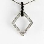 ブラックダイヤ ネックレス ゴールド k10 10k ペンダント ひし形 ブラックダイヤ 揺れる 10金 誕生日 プレゼント 母の日 爆買