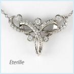 ネックレス ダイヤモンド ゴールド 18k ペンダント アンティーク 透かし ミル 18金 誕生日 プレゼント 母の日