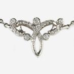 ネックレス レディース ダイヤモンド ゴールド 10k ペンダント アンティーク 透かし ミル 10金 誕生日 プレゼント 母の日 爆買