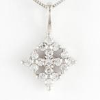 ネックレス レディース ダイヤモンド ゴールド 10k ペンダント 雪 結晶 10金 誕生日 プレゼント 母の日