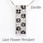 ブラックダイヤモンド ネックレス ゴールド k10 10k ペンダント フラワー 花 透かし 10金 誕生日 プレゼント 母の日 爆買