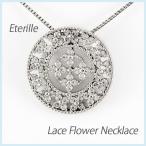 ダイヤモンド ネックレス レディース ゴールド 10k ペンダント フラワー 透かし サークル ブラック 10金 誕生日 プレゼント 母の日 爆買