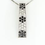 ブラックダイヤモンド ネックレス ゴールド k10 10k ペンダント フラワー 花 ミル ブラックダイヤ 10金 誕生日 プレゼント 母の日 爆買