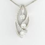 ダイヤモンド ネックレス レディース ゴールド 10k ペンダント セパレート トリロジー 10金 誕生日 プレゼント 母の日