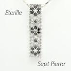 ブラックダイヤモンド ネックレス ゴールド 18k ペンダント フラワー 花 ミル 18金 誕生日 プレゼント 母の日 爆買