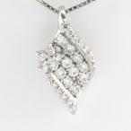 ネックレス ダイヤモンド ゴールド 10k ペンダント パヴェ フラワー 花 10金 K10 誕生日 プレゼント 母の日 爆買