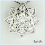 ネックレス ダイヤモンド ゴールド 18k ペンダント フラワー 花 向日葵 ヒマワリ モチーフ 18金 誕生日 プレゼント 母の日