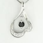 ブラックダイヤモンド ネックレス ゴールド k10 10k ペンダント揺れる 一粒 10金 誕生日 プレゼント 母の日 爆買