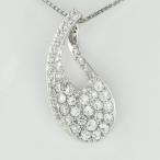 ネックレス ダイヤモンド ゴールド 10k ペンダント パヴェ ドロップ 10金 K10 誕生日 プレゼント 母の日 爆買