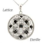 ブラックダイヤモンド ネックレス ゴールド k10 10k ペンダント 透かし サークル ラウンド 10金 誕生日 プレゼント 母の日 爆買