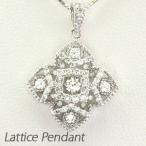 ダイヤモンド ネックレス レディース ゴールド 10k ペンダント フラワー 花 透かし スクエア 10金 誕生日 プレゼント 母の日 爆買