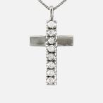 クロス ネックレス レディース ダイヤモンド ペンダント ゴールド 18k 十字架 シンプル プチ 18金 k18 誕生日 プレゼント 母の日 爆買