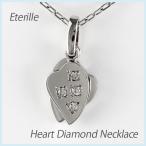 ネックレス レディース ハートダイヤモンド プラチナ 900 地金 シンプル ペンダント 誕生日 プレゼント 母の日 爆買