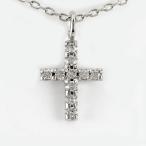 クロス ネックレス レディース ダイヤモンド ペンダント ゴールド 18k 十字架 シンプル プチ 18金 k18 誕生日 プレゼント 母の日 爆買